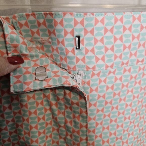 Women’s IZOD Stretch Golf Matching Skort and Shirt Set 6/M Pink Blue White NWOT - Picture 7 of 16